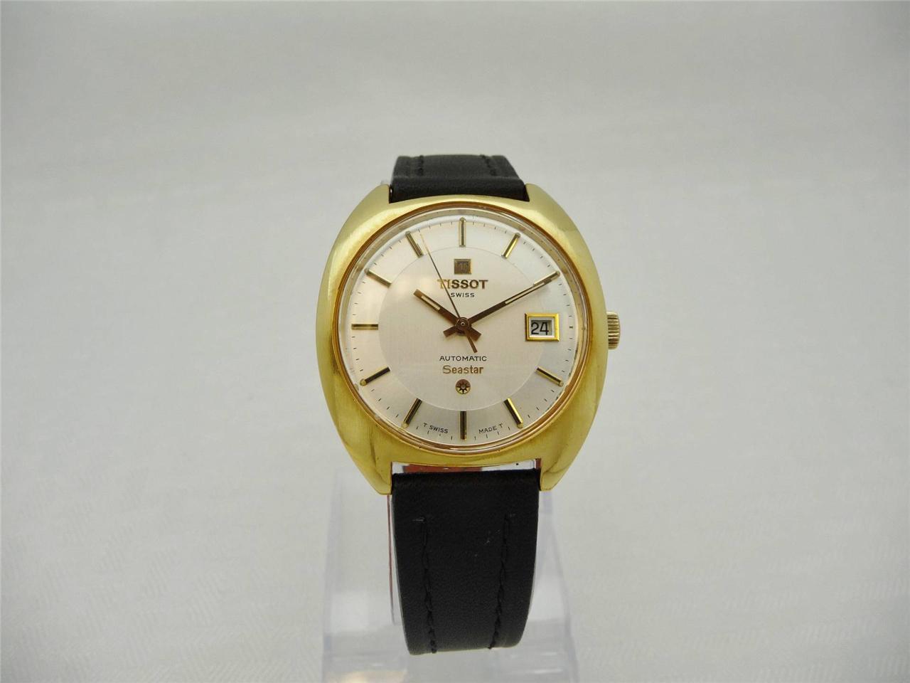 Tissot seastar vintage on sale gold